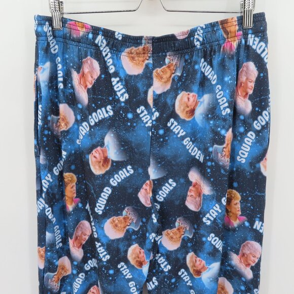 Stay Golden Girls Mens Large 36-38 Outer Space Galaxy Pajama Pants PJs NEW - Picture 6 of 12